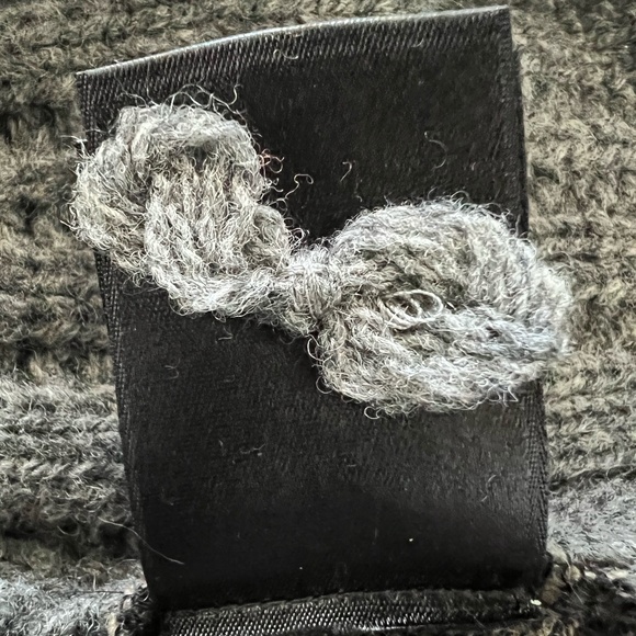 Moth (Anthropologie) Derry Cable Knit Wool Plaid Flannel Hooded Sweater Jacket - Picture 13 of 13